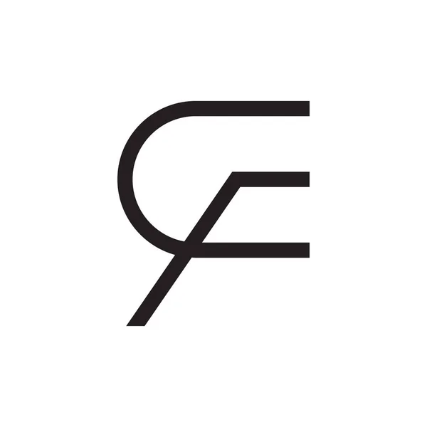 Cf初始字母向量标识 — 图库矢量图片