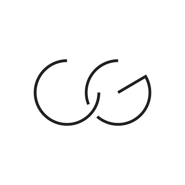 Начальная Буква Векторный Логотип — стоковый вектор