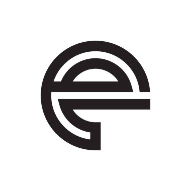 İlk harf vektör logosu