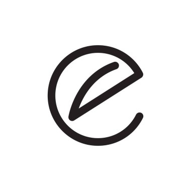 İlk harf vektör logosu