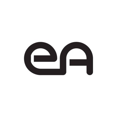 a ilk harf vektör logosu