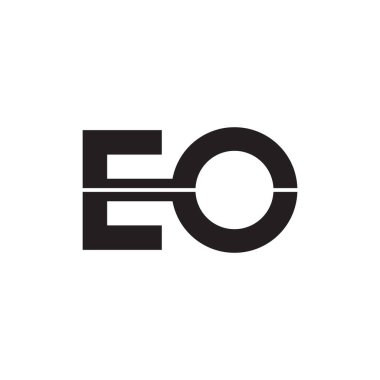 eo ilk harf vektör logosu