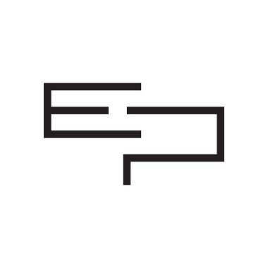 İlk harf vektör logosu