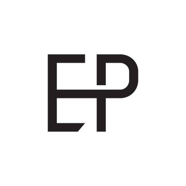 İlk harf vektör logosu