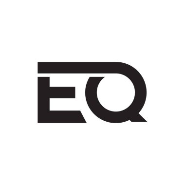 eq ilk harf vektör logosu