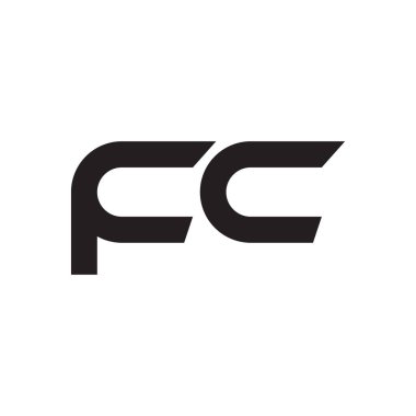 fc ilk harf vektör logosu