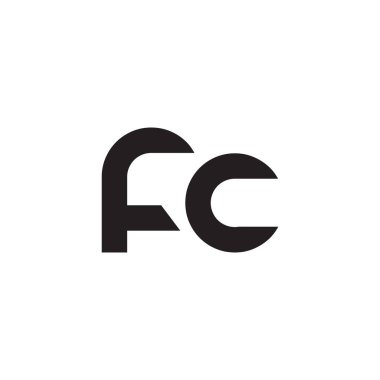 fc ilk harf vektör logosu