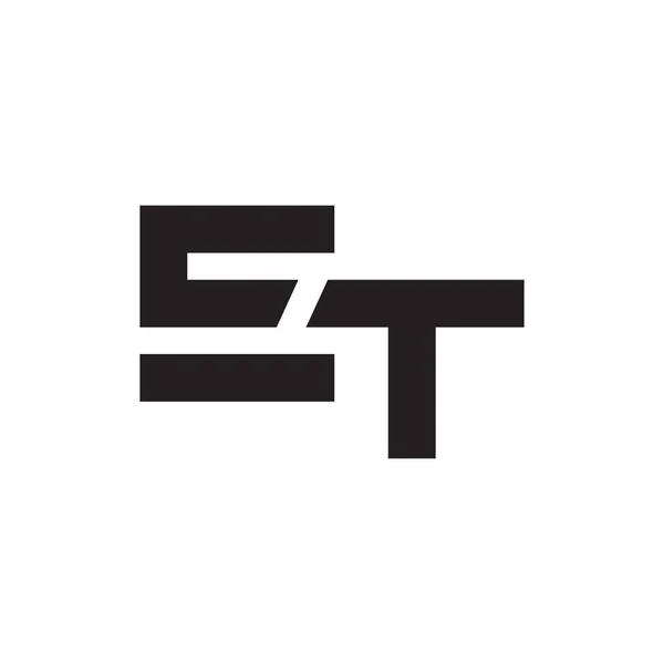 et ilk harf vektör logosu