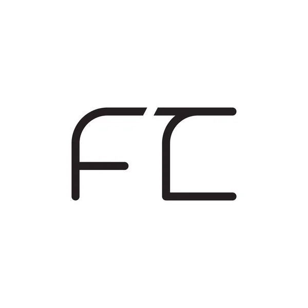 Fc頭文字ベクトルロゴ — ストックベクタ