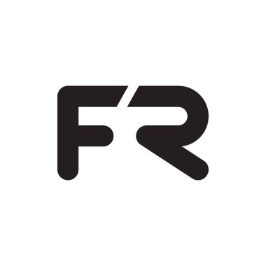 fr ilk harf vektör logosu