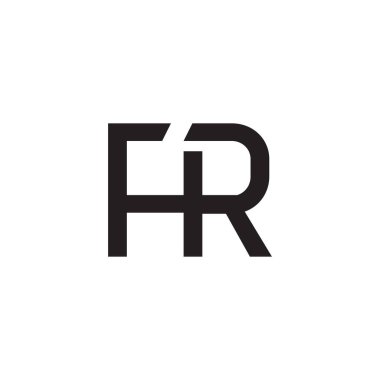 fr ilk harf vektör logosu
