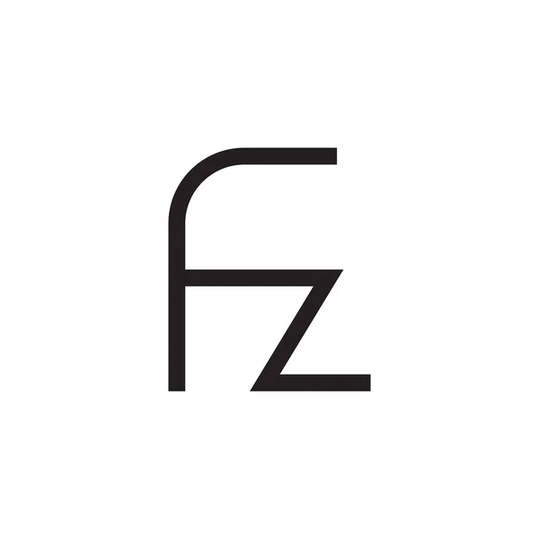 Fz初始字母向量标志 — 图库矢量图片