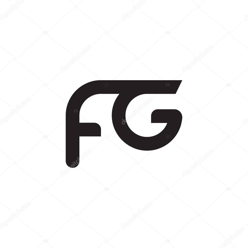 Fg initial letter vector logo