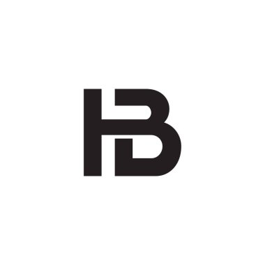 ib ilk harf vektör logosu