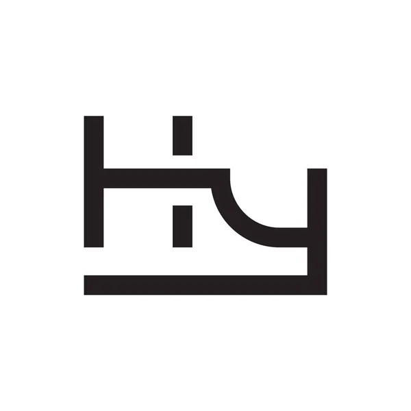 Λογότυπο Διανύσματος Αρχικού Γράμματος — Διανυσματικό Αρχείο