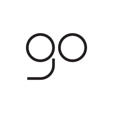 ilk harf vektör logosuna git