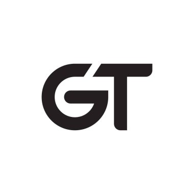 gt ilk harf vektör logosu
