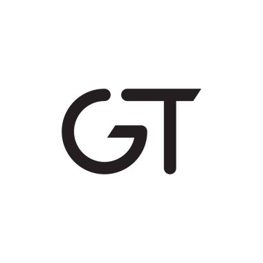 gt ilk harf vektör logosu