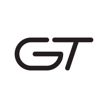 gt ilk harf vektör logosu