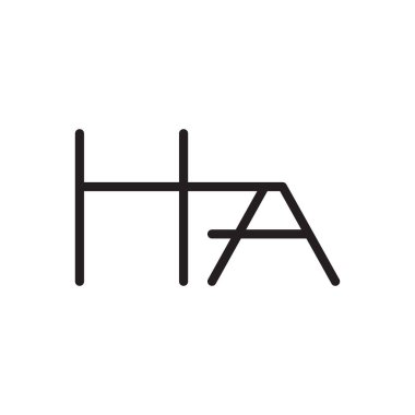 İlk harf vektör logosu