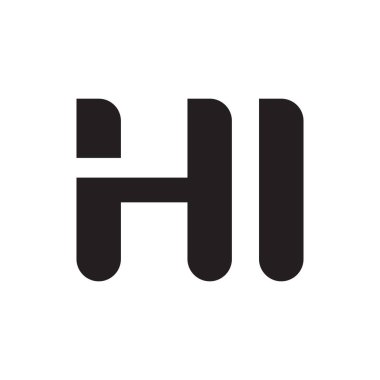 ilk harf vektör logosu