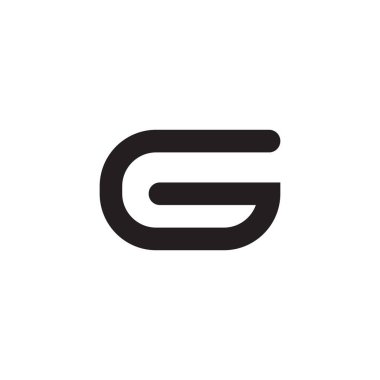 g ilk harf vektör logosu