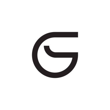 g ilk harf vektör logosu