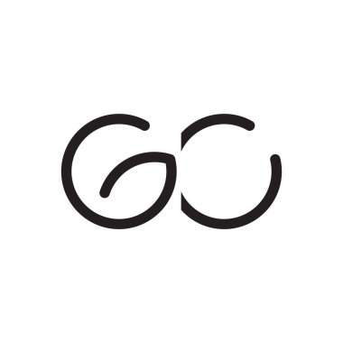 gc ilk harf vektör logosu
