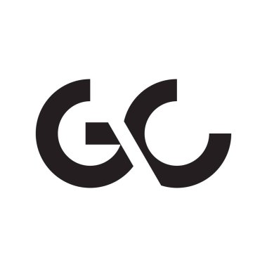 gc ilk harf vektör logosu