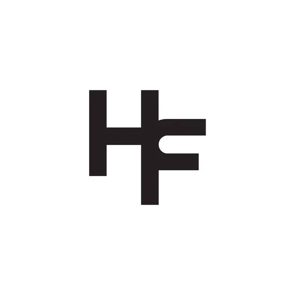 最初の文字のベクトルのロゴ — ストックベクタ