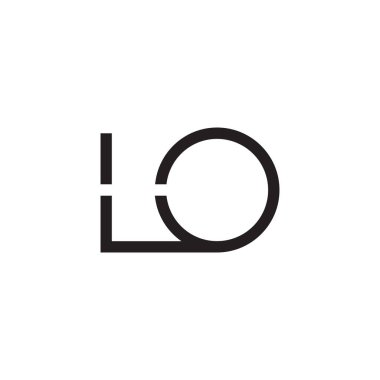 lo ilk harf vektör logosu