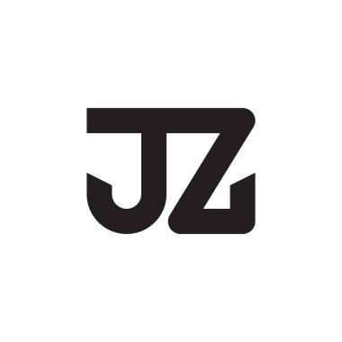jz ilk harf vektör logosu