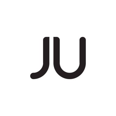 Sadece ilk harf vektör logosu