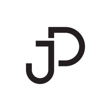 jd ilk harf vektör logosu