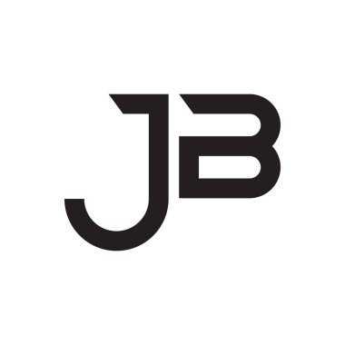 jb ilk harf vektör logosu