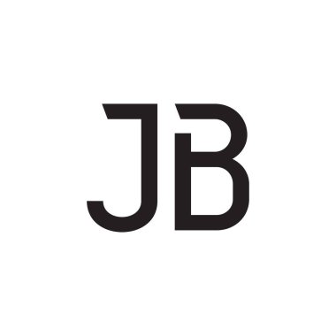 jb ilk harf vektör logosu