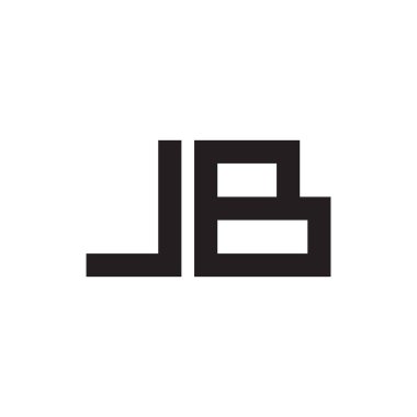 jb ilk harf vektör logosu