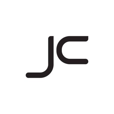 jc ilk harf vektör logosu