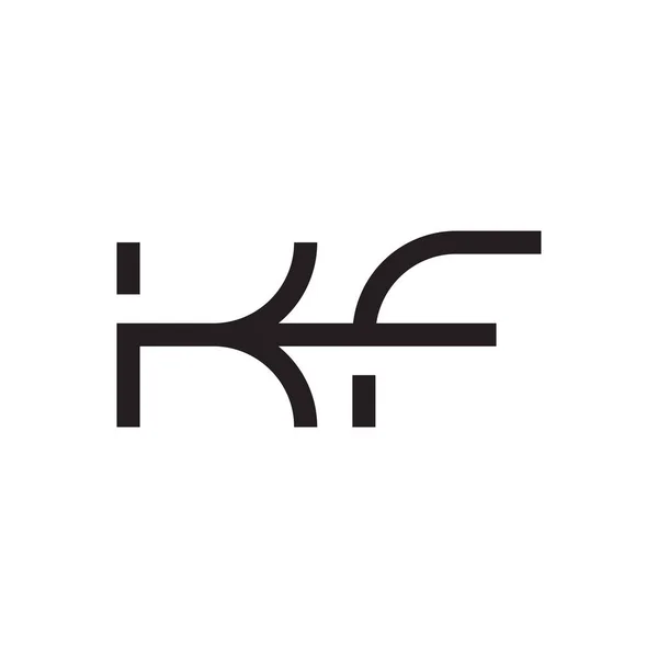 Kf初始字母向量标识 — 图库矢量图片