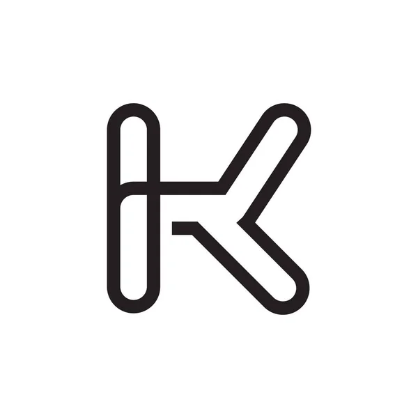 K初始字母向量标识 — 图库矢量图片