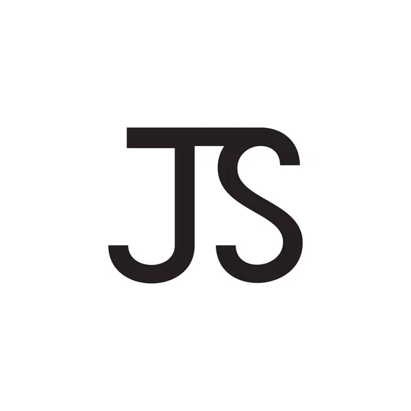Js頭文字のベクターロゴ — ストックベクタ