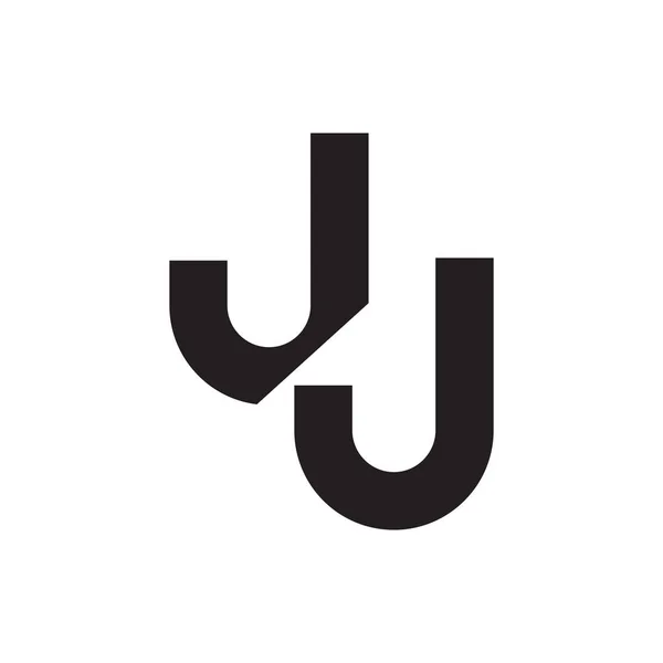 Iniziale Lettera Vettoriale Logo — Vettoriale Stock