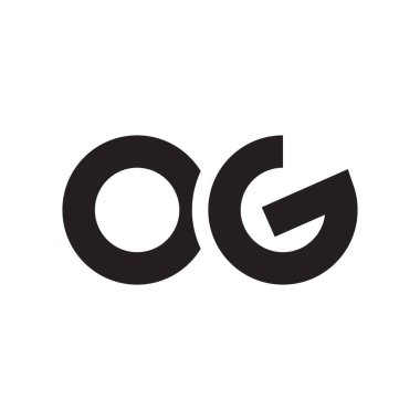 og ilk harf vektör logosu