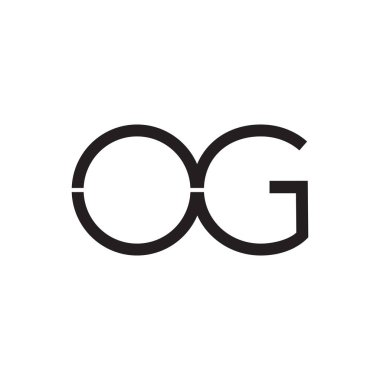 og ilk harf vektör logosu