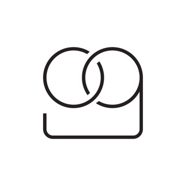 og ilk harf vektör logosu