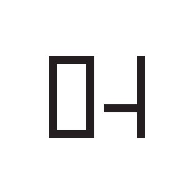 İlk harf vektör logosu