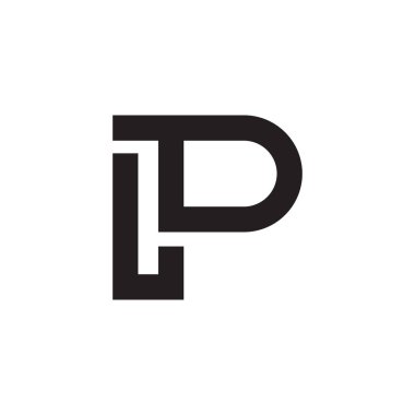 p ilk harf vektör logosu