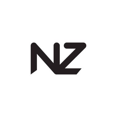 nz ilk harf vektör logosu