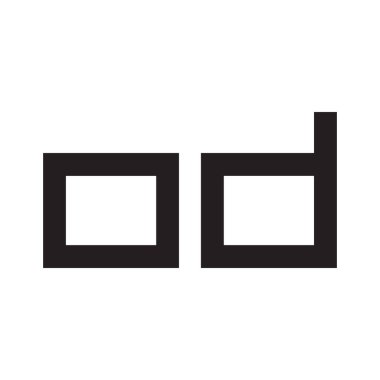 İlk harf vektör logosu