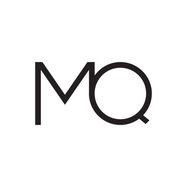 mq ilk harf vektör logosu